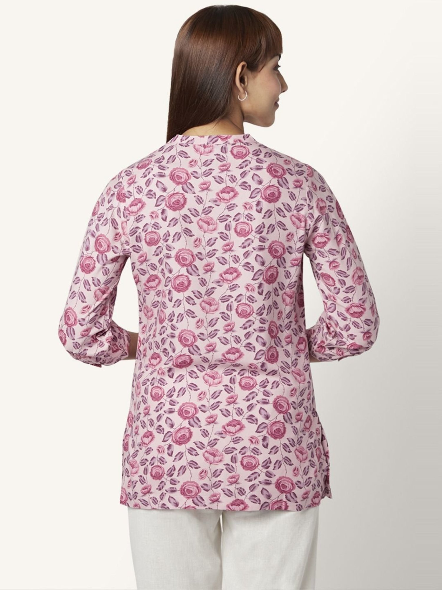 Akkriti by Pantaloons Lilac Printed Tunic