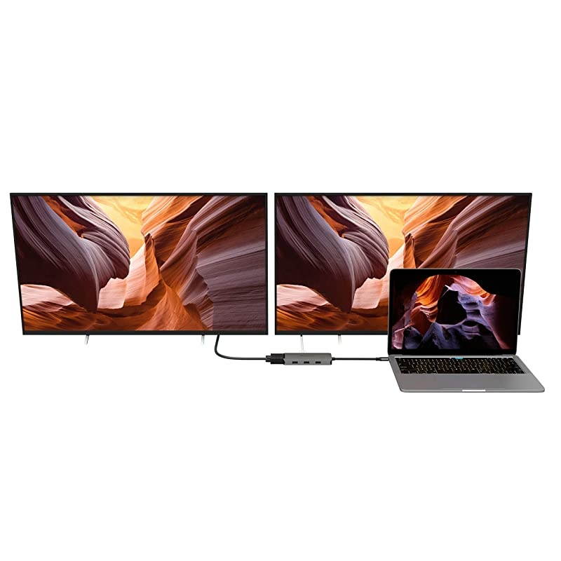 8-in-1 USB C Hub - 4K USB C to HDMI - 100W USB C PD - SD Card Reader - 3 USB 3.1 Ports - Portable, Durable Aluminum Case