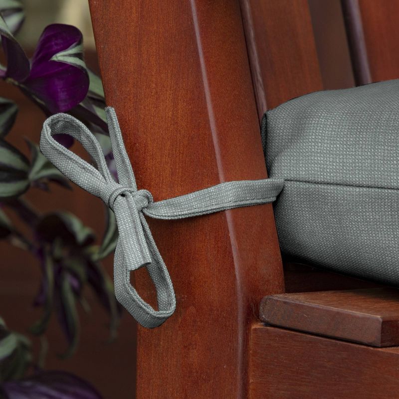 Arden Selections 17" x 46" Leala Texture Outdoor Bench Cushion Stone