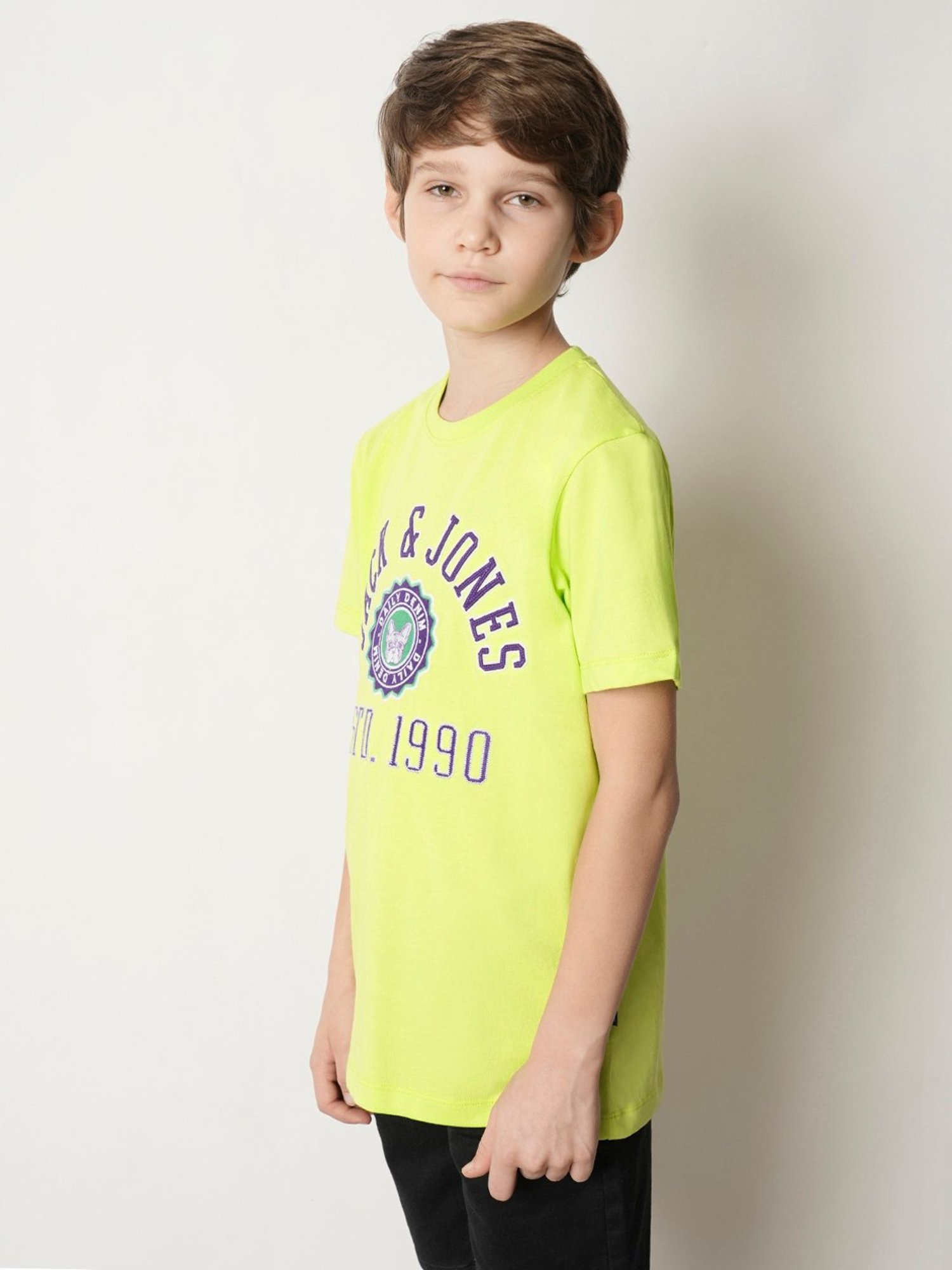 Jack & Jones Junior Green Printed T-Shirt