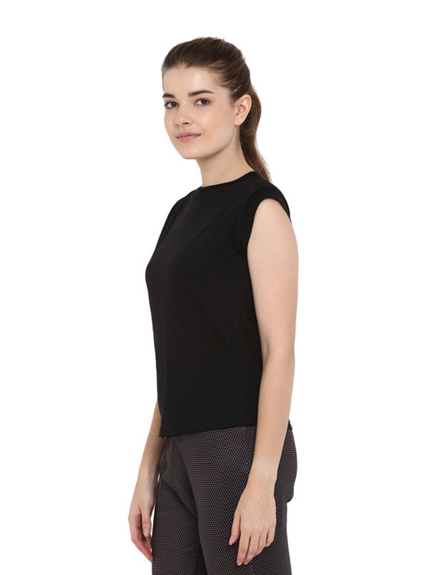 Appulse Black & Royal Blue Cotton T-Shirt - Pack of 2