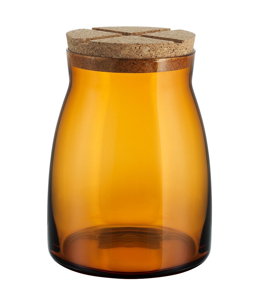Kosta Boda Bruk Jar With Cork Lid, Large