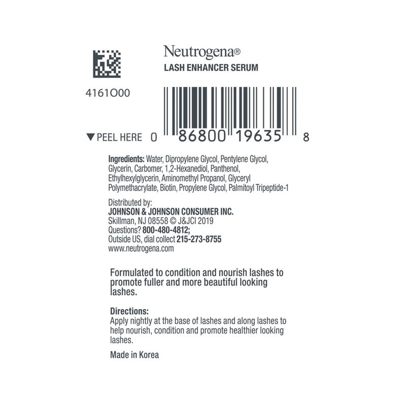 Neutrogena Lash Enhancer Serum - 0.08oz
