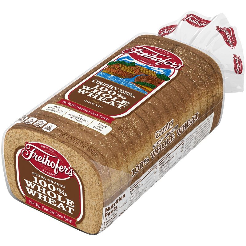 Freihofer's 100% Whole Wheat Country Bread - 24oz
