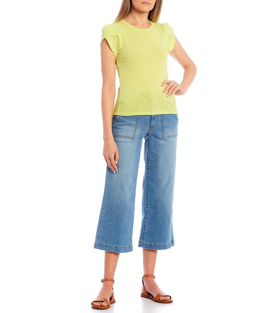 Copper Key Tulip Sleeve Knit Tee