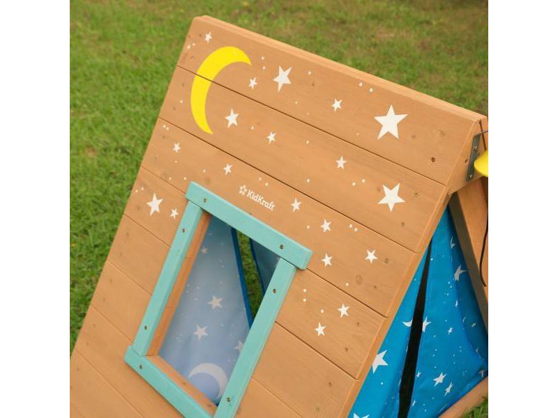 KidKraft A-Frame Hideaway & Climber Tent