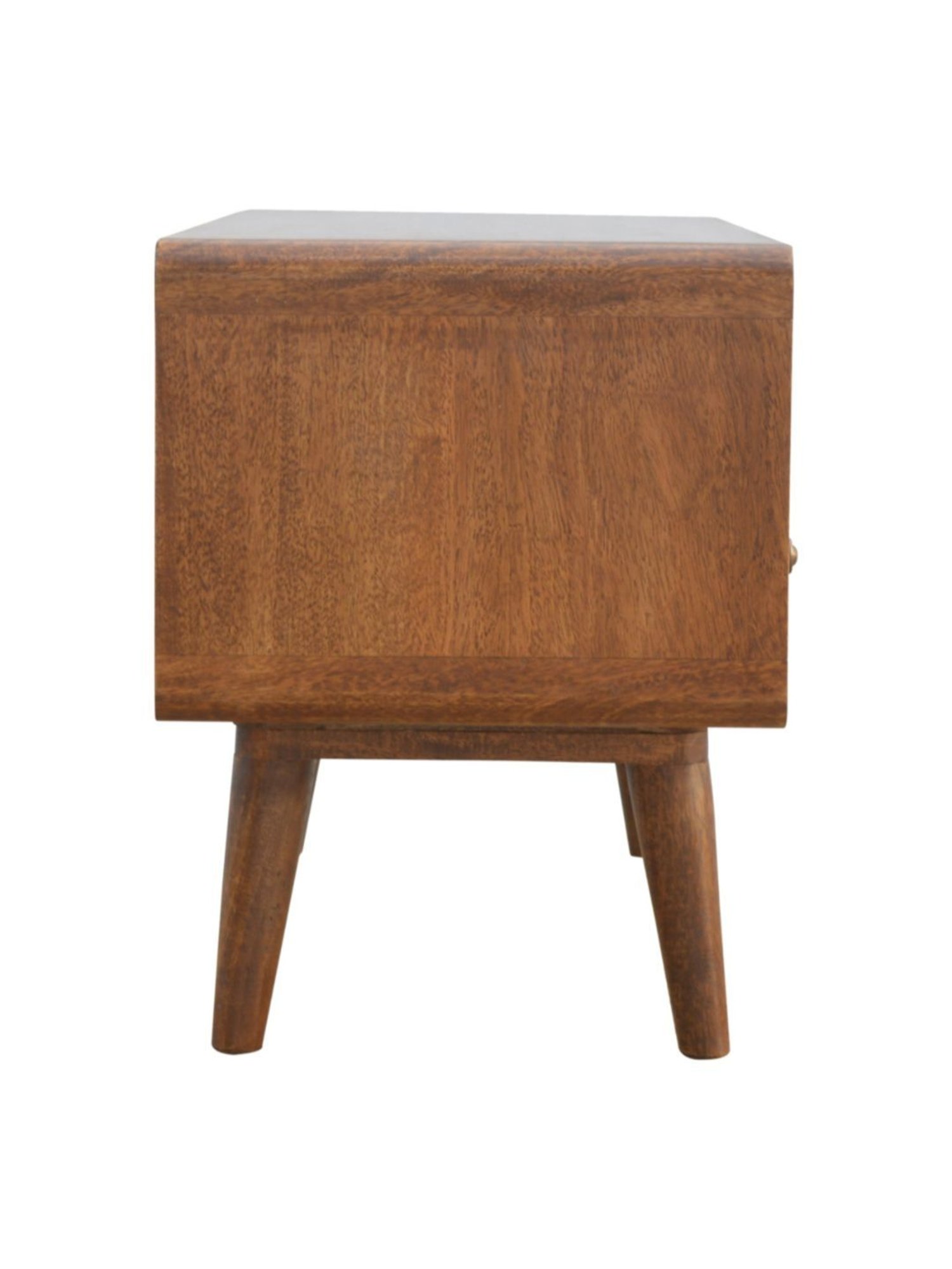 Artisan Furniture Brown Curved Chestnut Media Unit