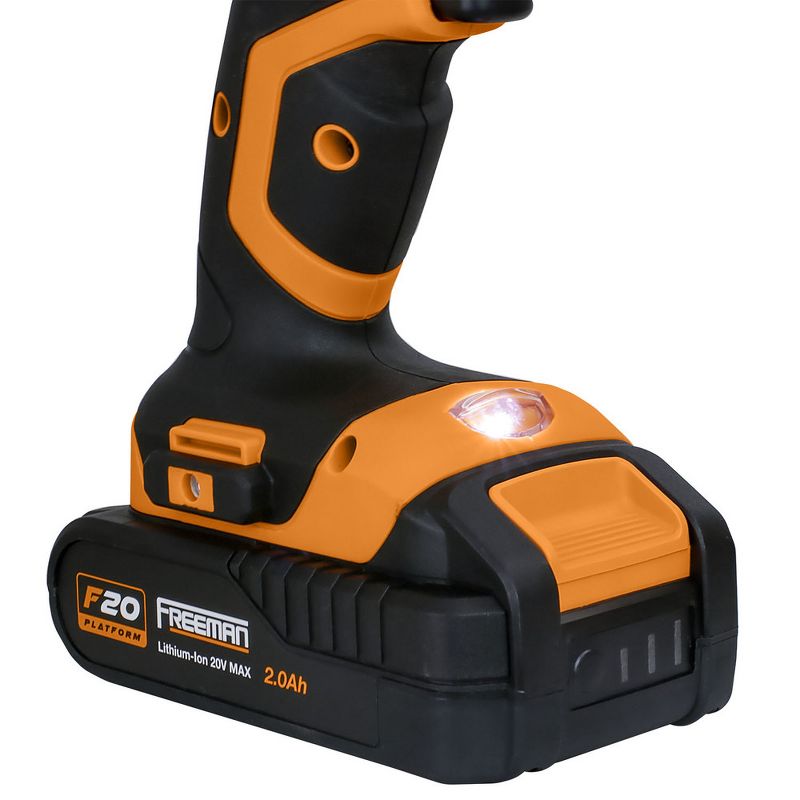 Freeman PECCKT 20V Lithium-Ion Cordless 2-Tool and LED Light Combo Kit (2 Ah)