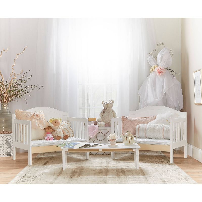 Dream On Me 3-in-1 Convertible Toddler Bed - White