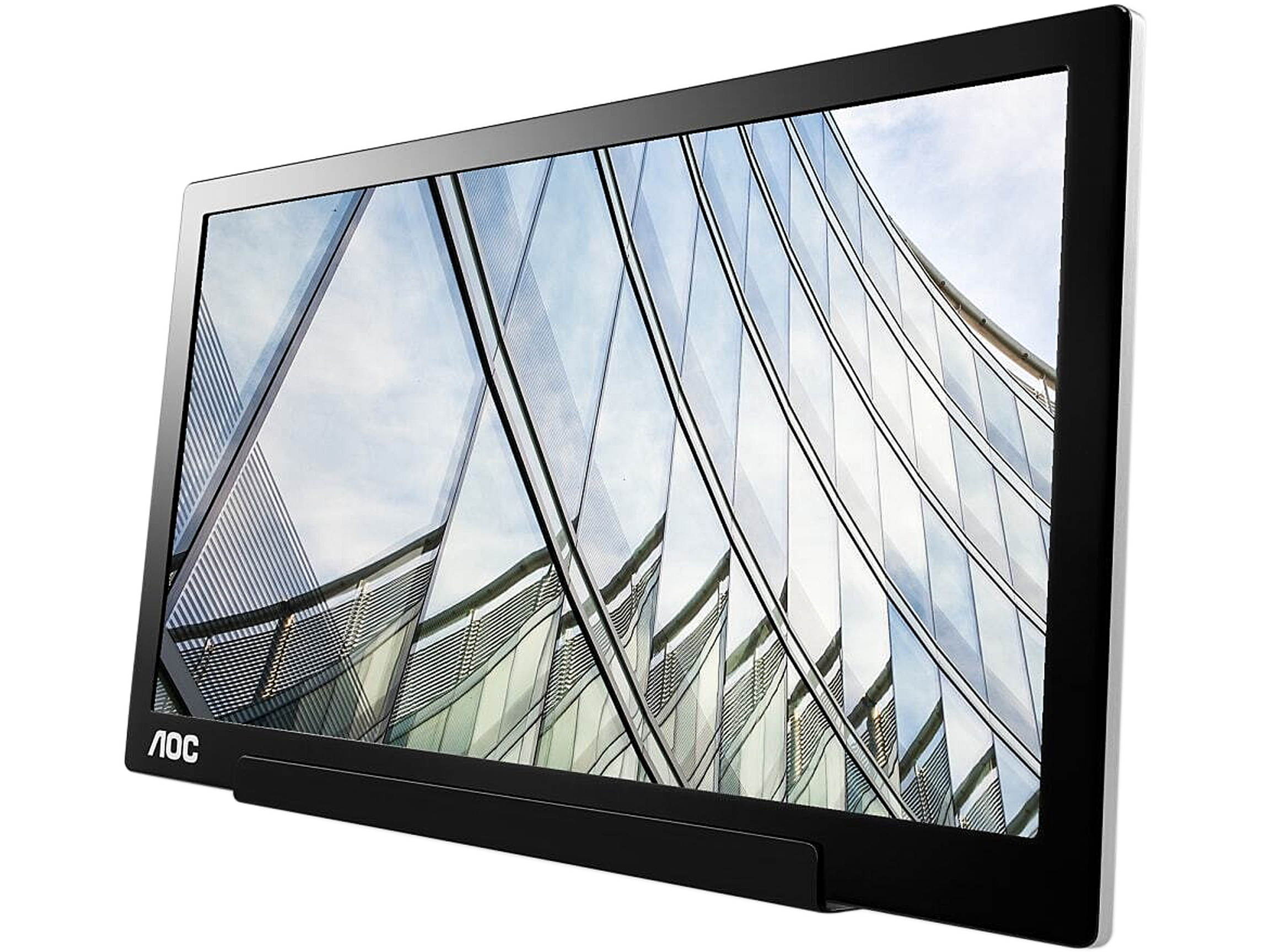 AOC 15.6" I1601C 1920 x 1080 FHD IPS USB-C Tilt Pivot WLED Backlight Portable Monitor