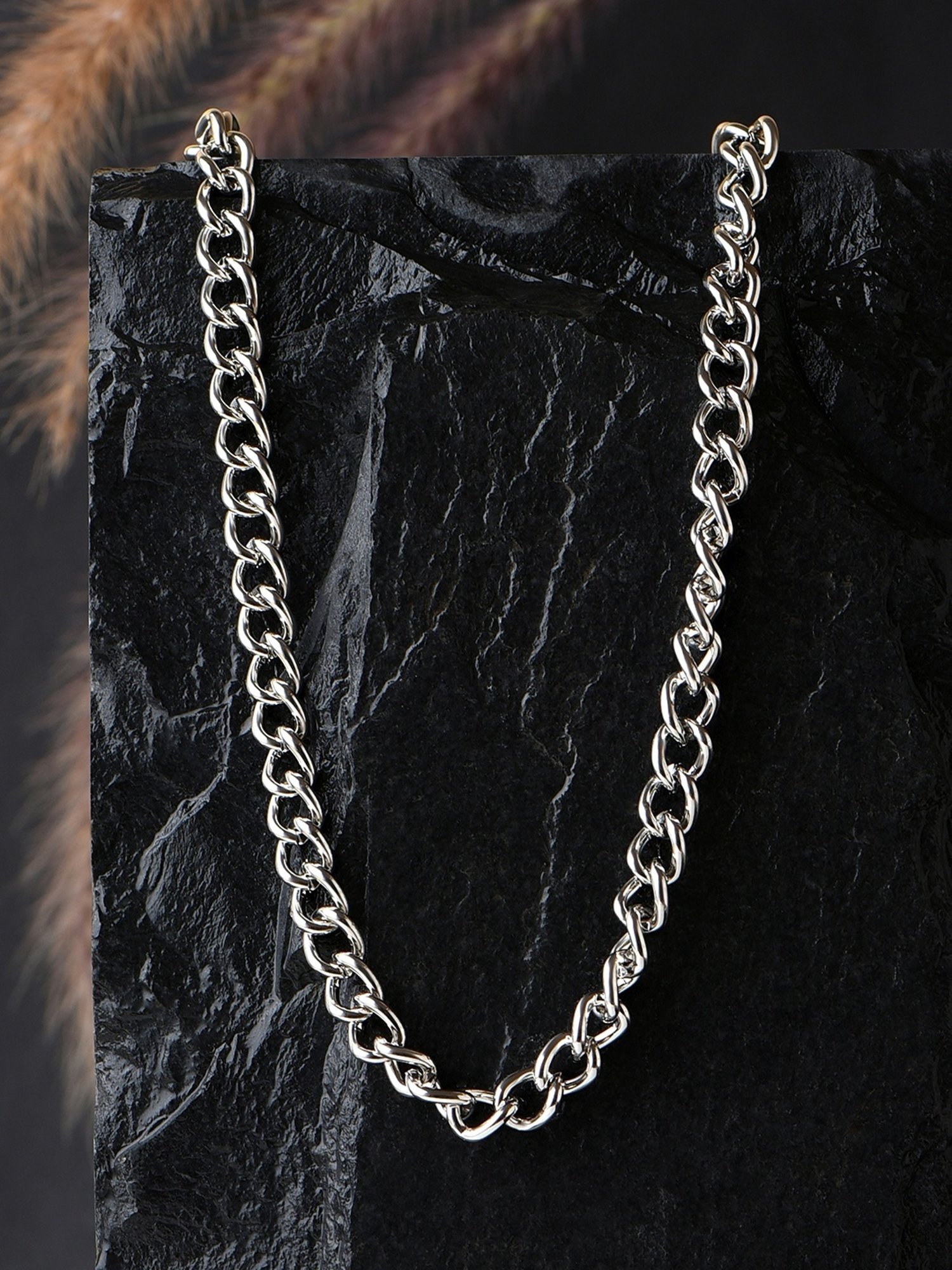 The Bro Code Glamorous Fusion Silver Necklace for Men