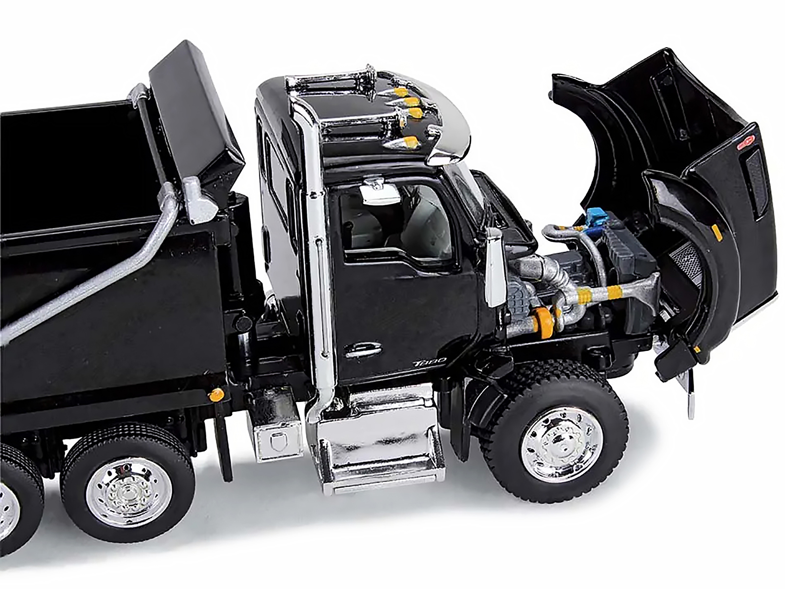 Kenworth W900 Truck Tractor Black 1/32 Diecast Model by New Ray
