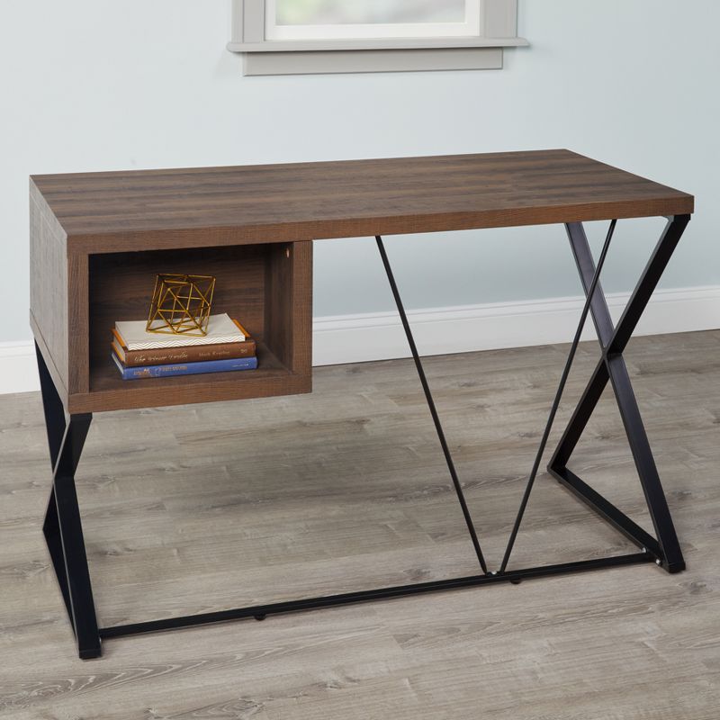Amara Desk Brown - Buylateral