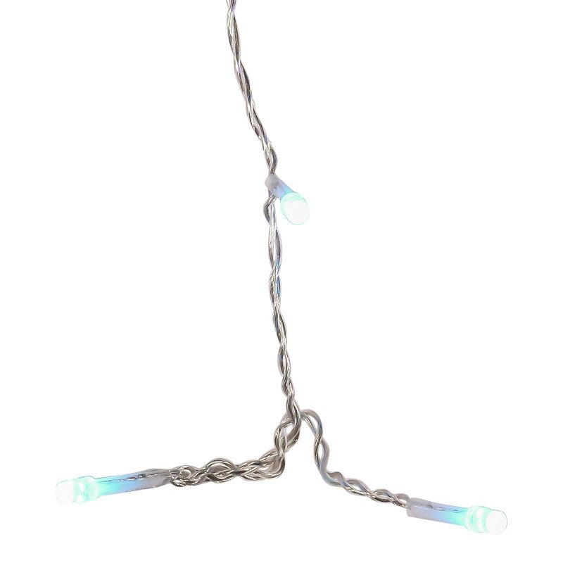 Kurt Adler Twinkly 190-Light RGBW LED Icicle Light Set
