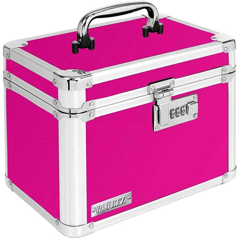 Vaultz Personal Storage Box with Combination Lock - Pink