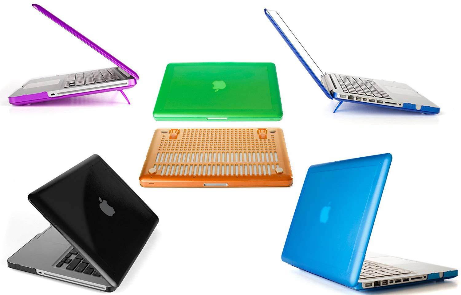 iPearl mCover Hard Shell Case with FREE keyboard cover for Model A1278 13-inch Regular display Aluminum Unibody MacBook Pro - BLACK