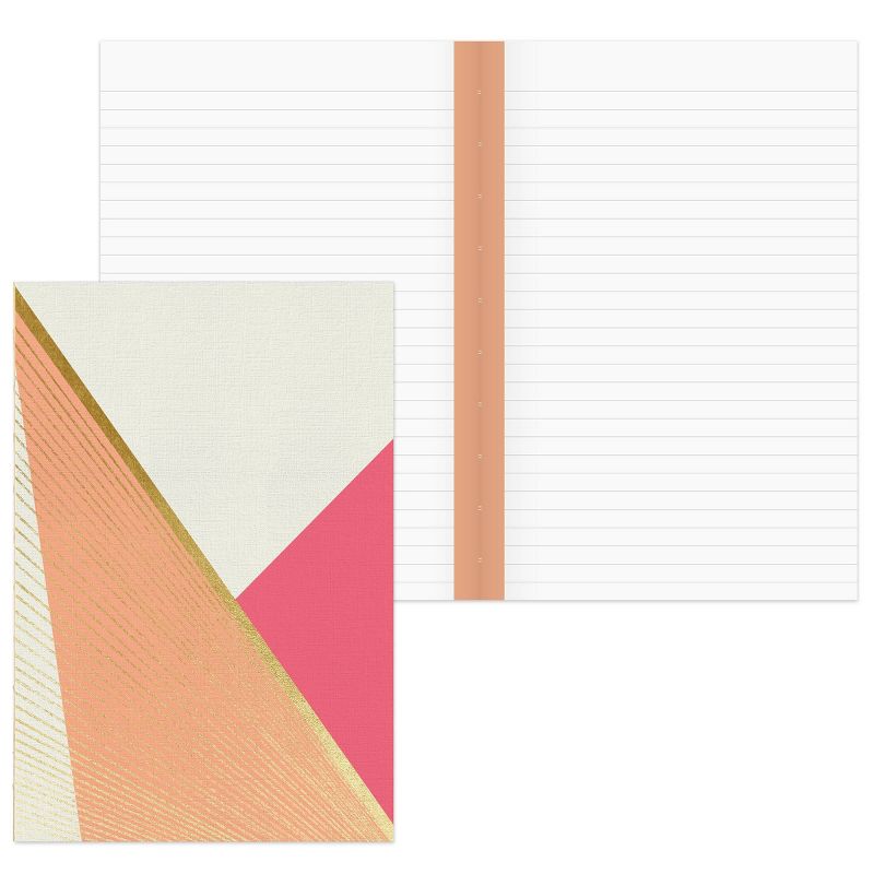 Lined Journal Geo Burst Softcover Warm Gold Foil - Green Inspired