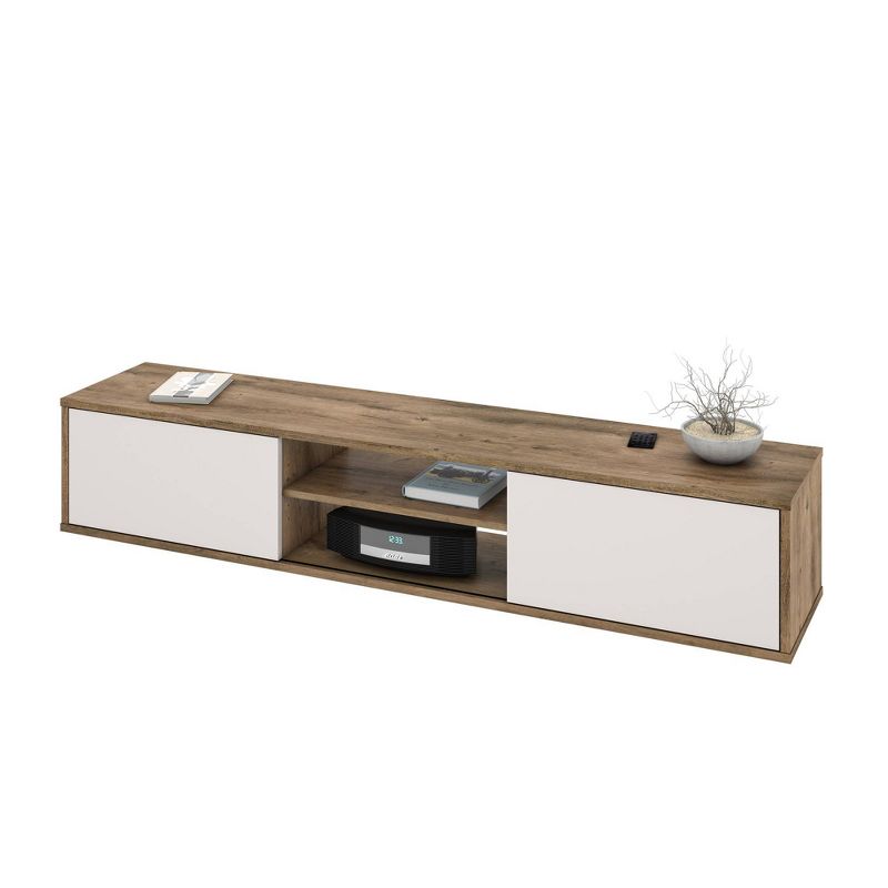 Fom Tv Stand Rustic Brown/Sandstone - Bestar