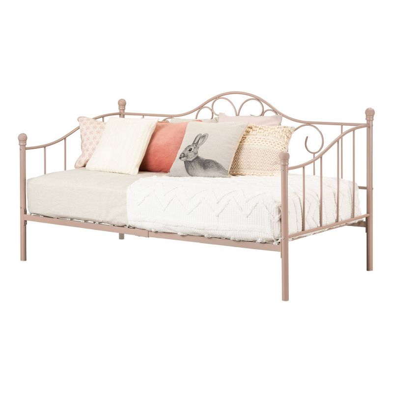 Twin Lily Rose Metal Daybed Pink Blush - South Shore