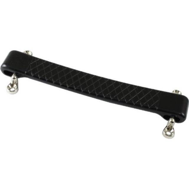 handle  black, diamond pattern, with brackets