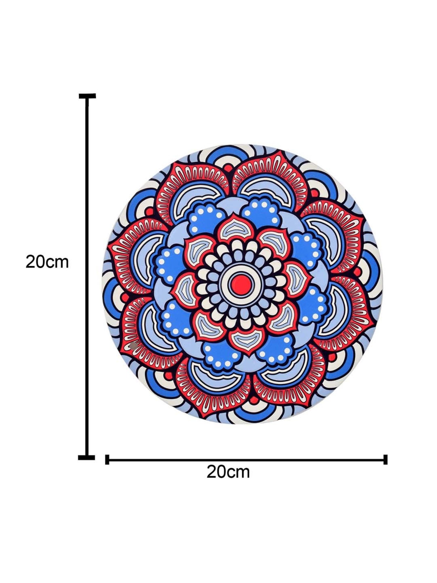 Crayton Hexagon Beige Geometric MDF Coaster - Set of 4