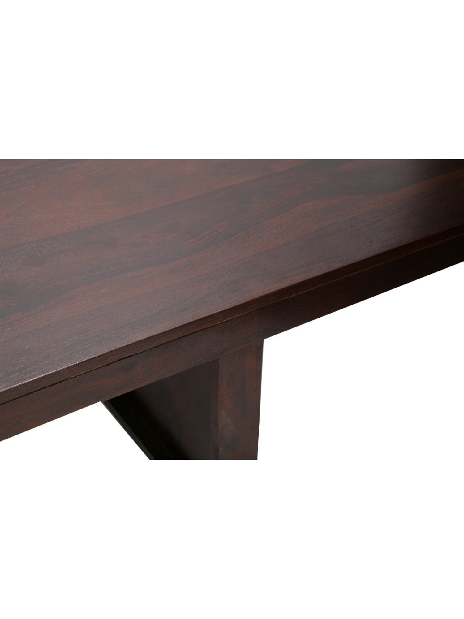 Ikiriya Irish Dark Brown Wood Coffee Table for Living Room Dark Walnut Finish