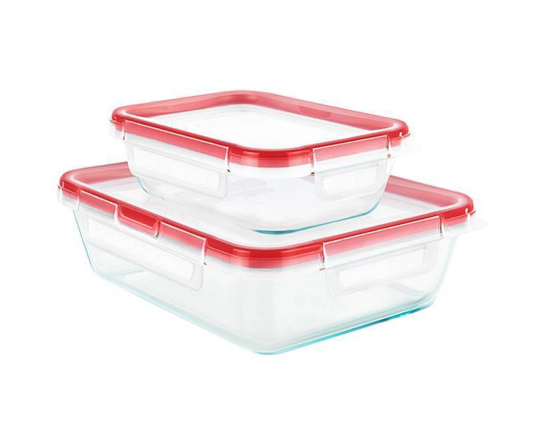 Pyrex 4pc Glass Freshlock Set