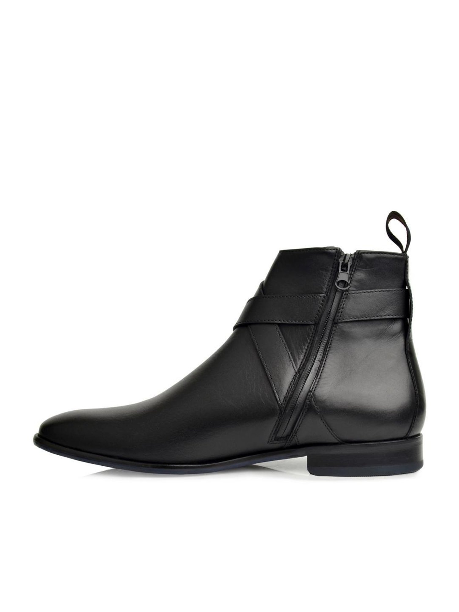 Language Shoes Men's Toby Black Formal Boots