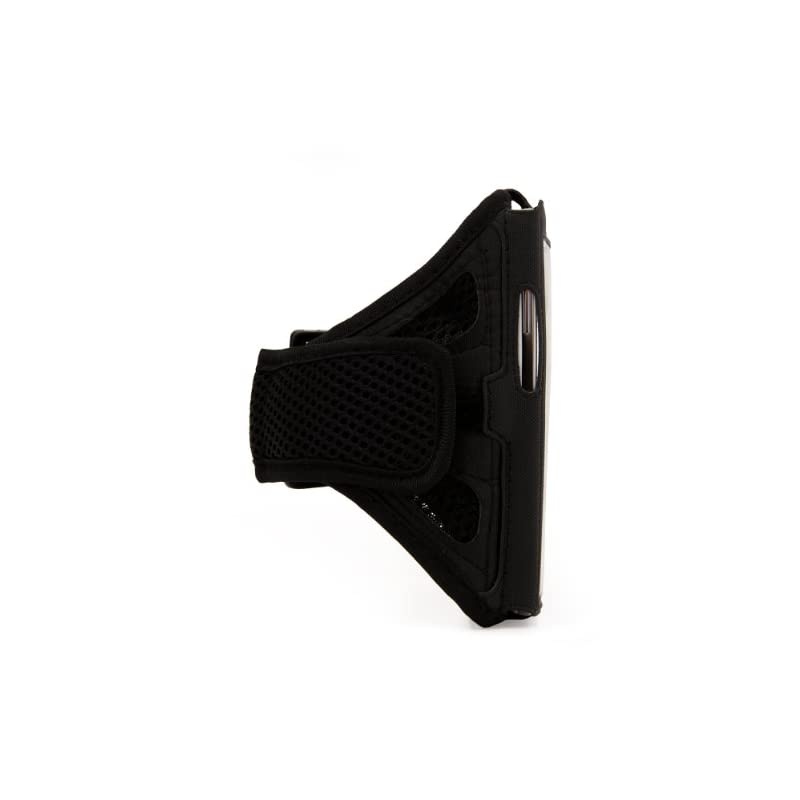 Mesh Workout Exercise Armband for for Smartphones - Retail Packaging - Black