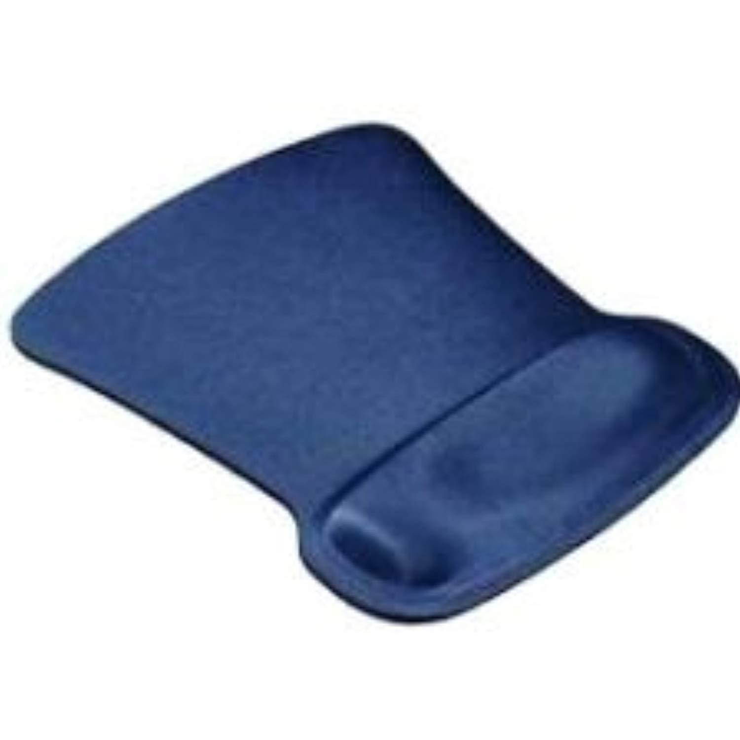ergoprene gel mousepad with wrist rest - blue