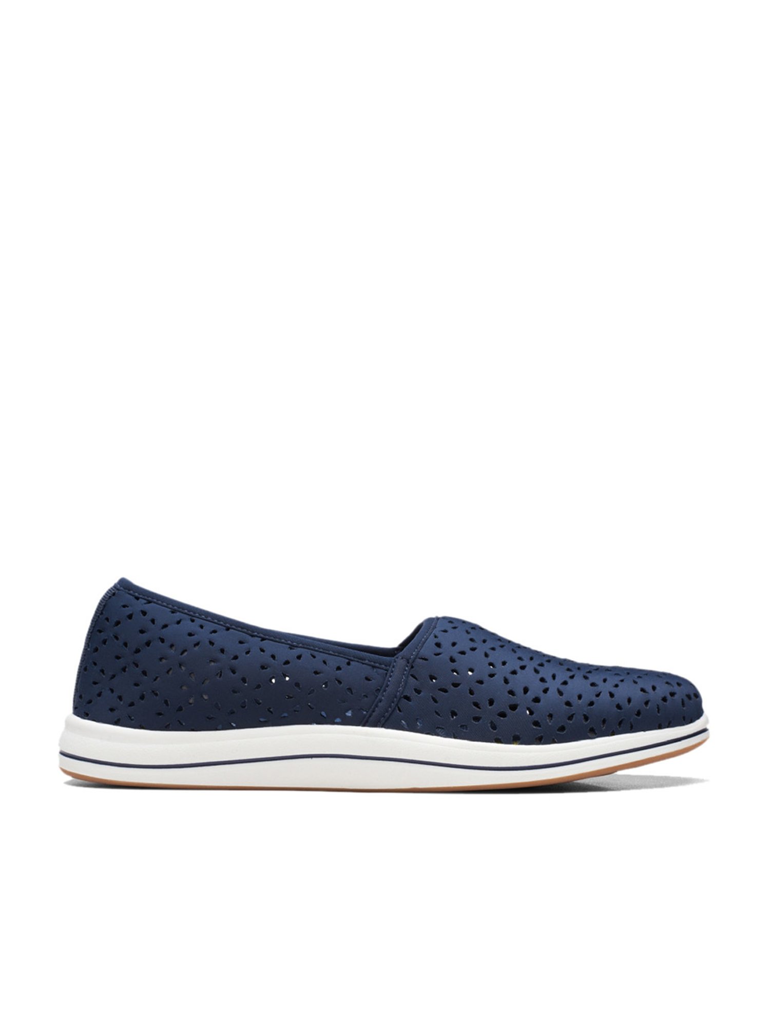 Clarks Women's Brinkley Emily Navy Flat Ballets
