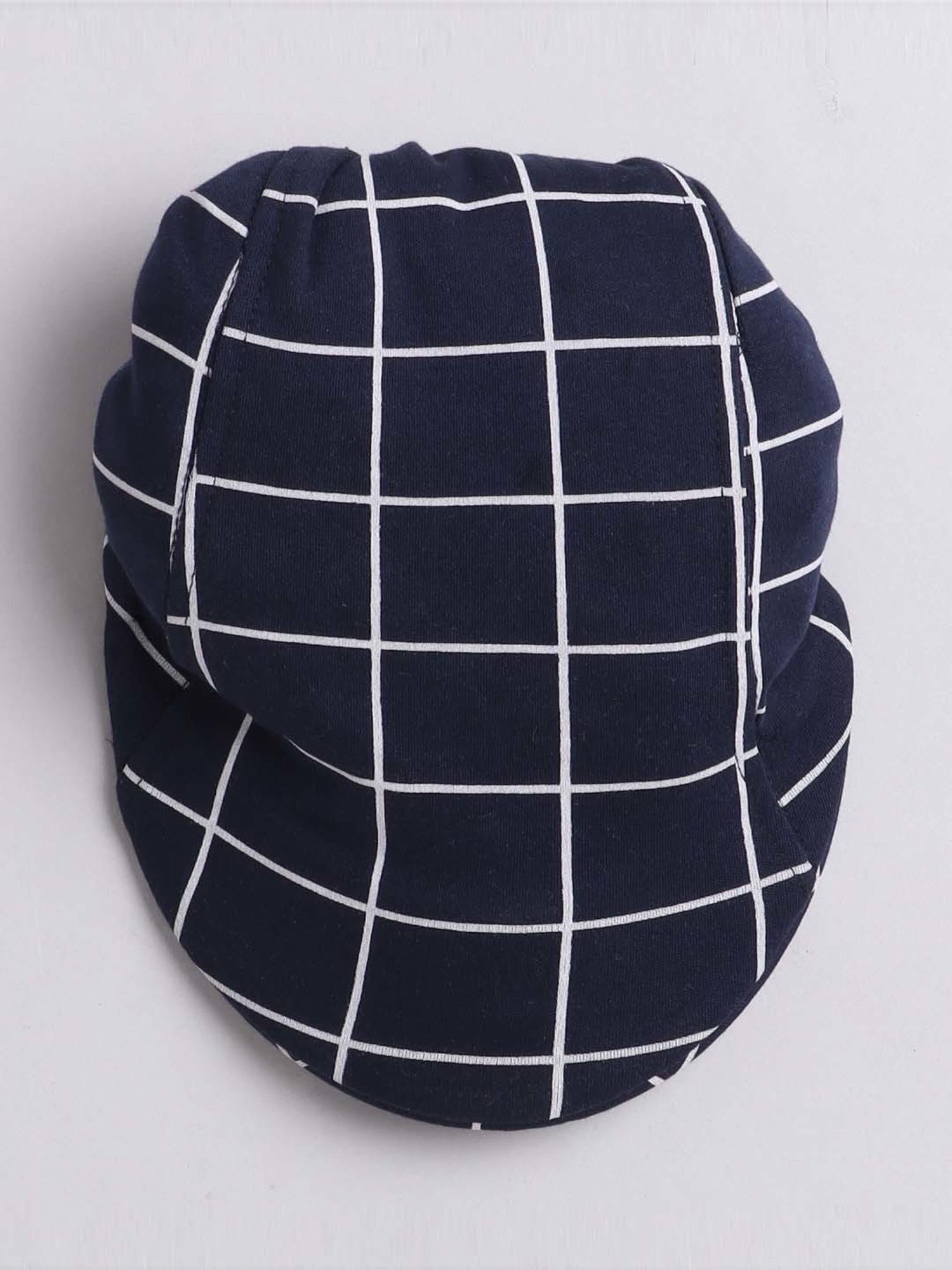 Bumzee Kids White & Navy Cotton Regular Fit Full Sleeves Shirt Set