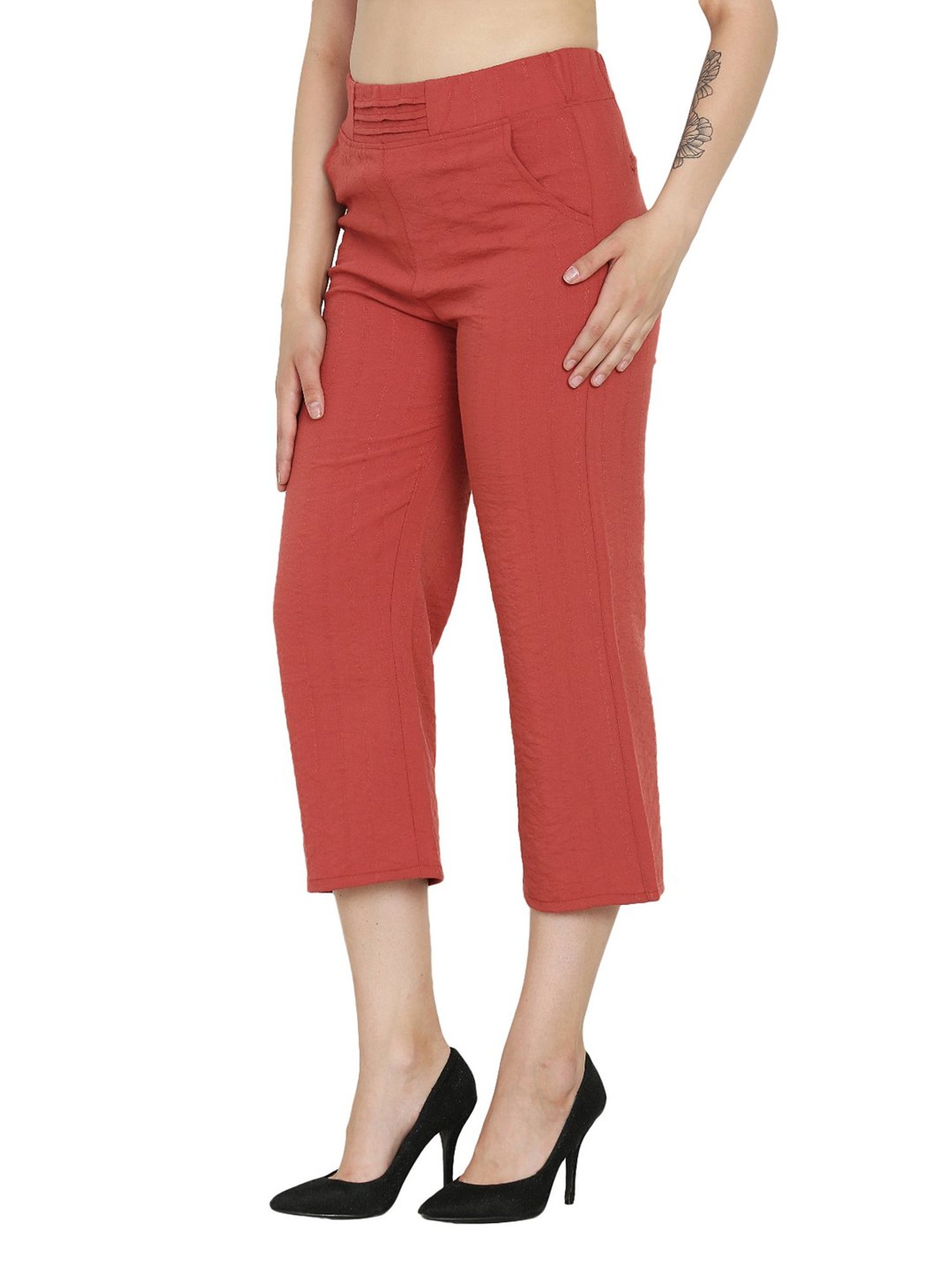 Westwood Rust Textured Trousers