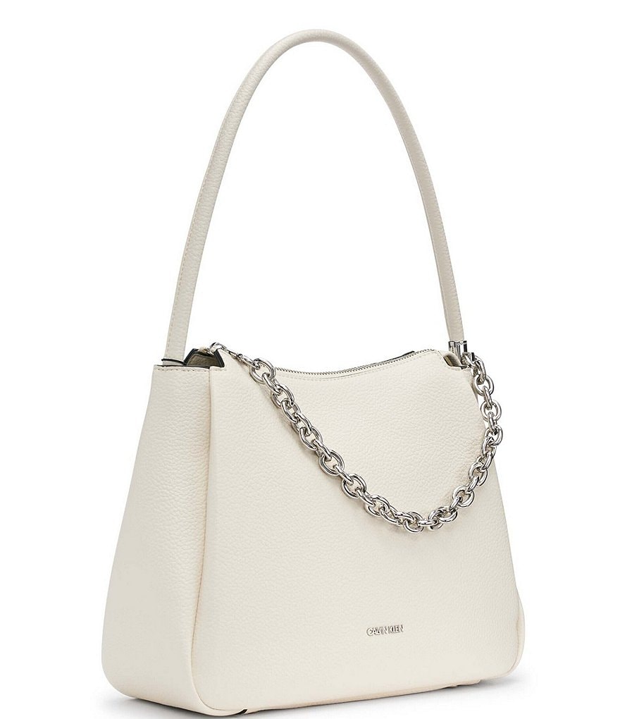 COACH Originals Swinger Nylon and Pebble Leather Shoulder Bag