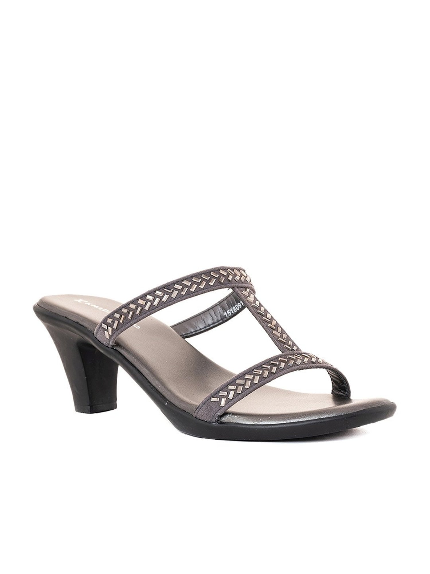 Khadim Women's Grey Casual Sandals