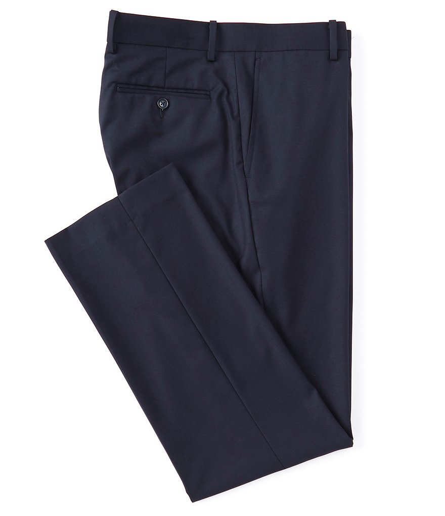 Daniel Cremieux Signature Solid Classic-Fit Flat-Front Dress Pants