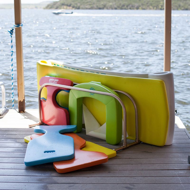 TRC Recreation Storage Drying Rack for Pool Floats w/ 70 Inch Foam Pool Float