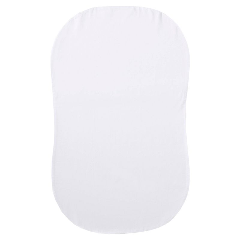 Halo Bassinest Organic Fitted Sheet - White
