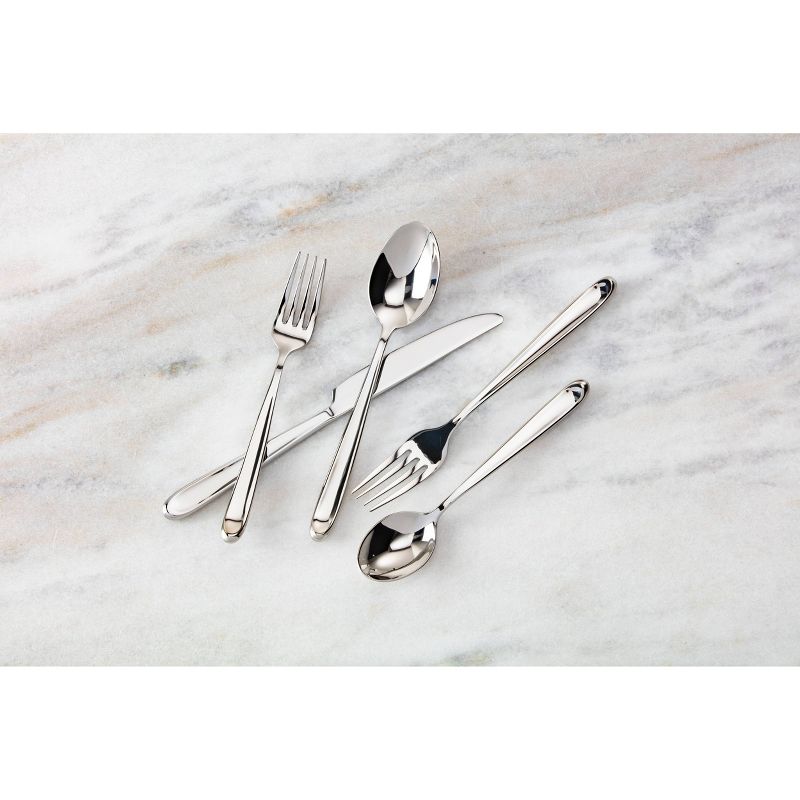 41pc Stainless Steel Zehira Frost Silverware Set - Cambridge Silversmiths