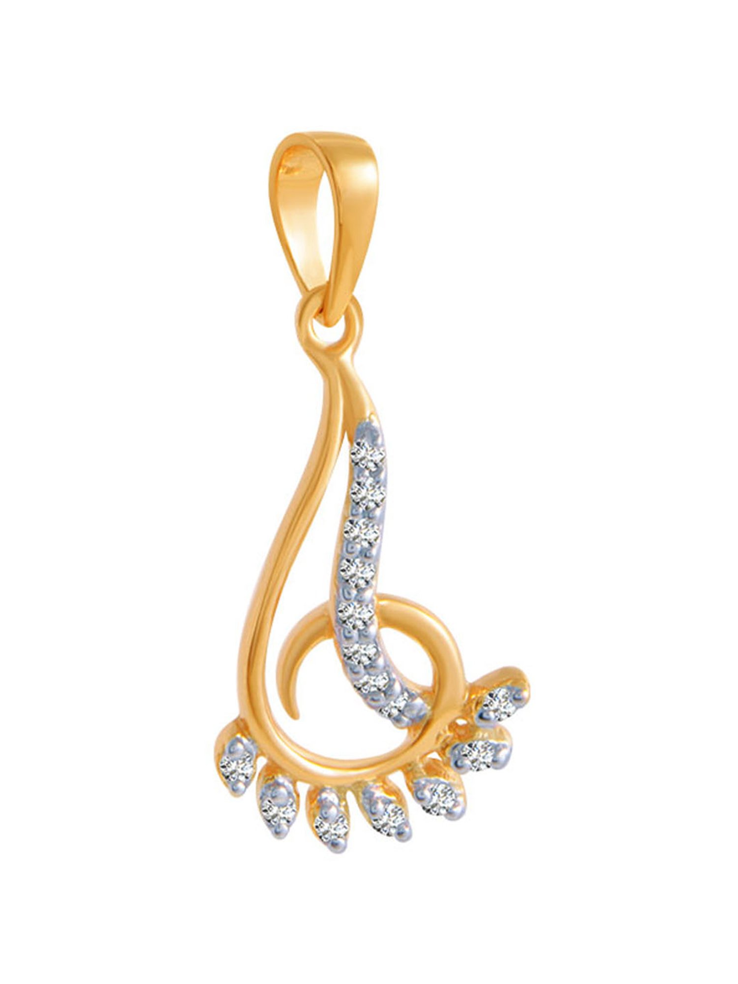 Joyalukkas 18k Gold & Diamond Pendant with Chain