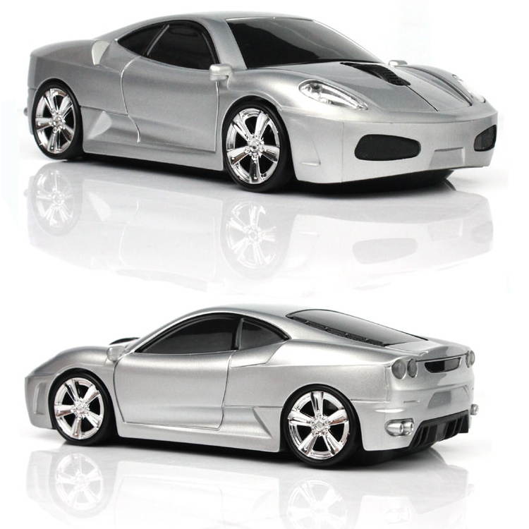 2015 2.4GHz Wireless 3D 1600DPI Ferrari Car Shape Optical Usb Cordless Gaming Mouse