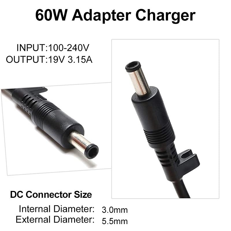 Adapter Charger for Samsung Cpa09-004a R580 RV515 Np365e5c R540 Np-q430 Np510r5e R480 Np300e5c Np305e7a R530 R440 Qx410 0335a1960 Np200a5b Np270e4e Np300e5a Np300e5e Np305e5a Power Supply Cord