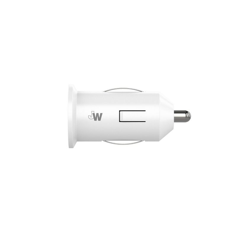Just Wireless 1.0A/5W 1-Port USB-A Car Charger - White