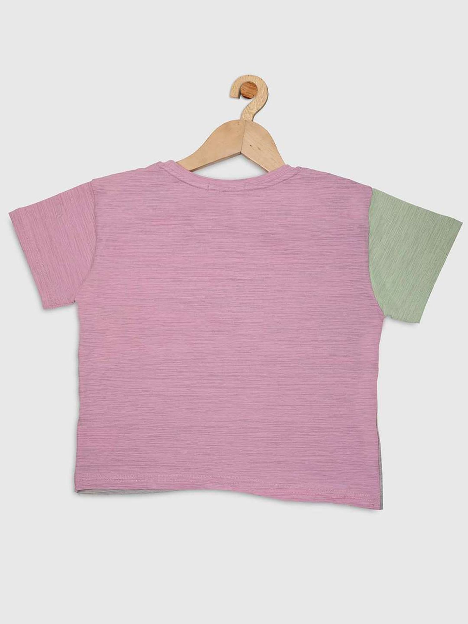 ZIAMA Kids Multicolor Color Block Top