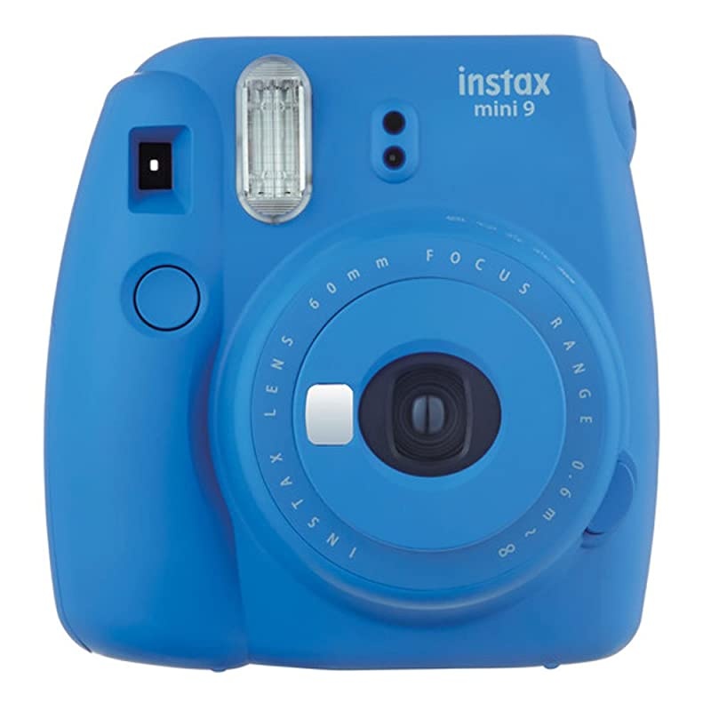 instax mini 9 Instant Film Camera (Flamingo Pink) +  Instax Mini Twin Pack Instant Film (80 Shots) + Camera Case + AA Batteries + Accessory Bundle