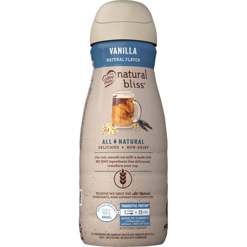 Coffee Mate Natural Bliss Vanilla OatMilk Creamer - 1pt