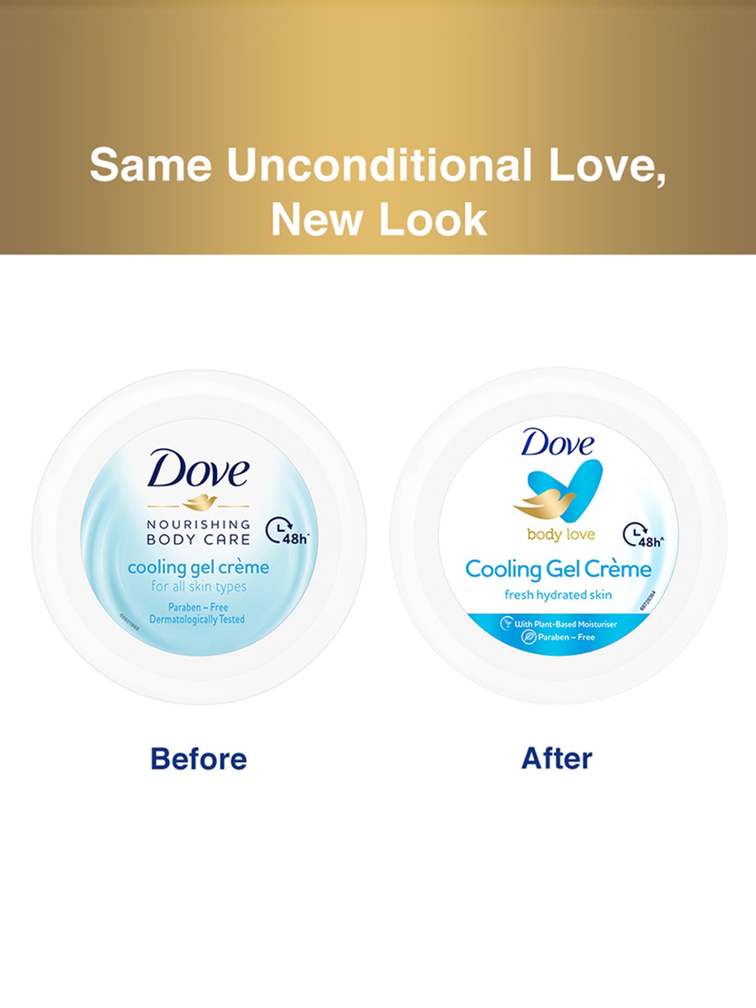 Dove Body Love Cooling Gel Creme - 145 gm