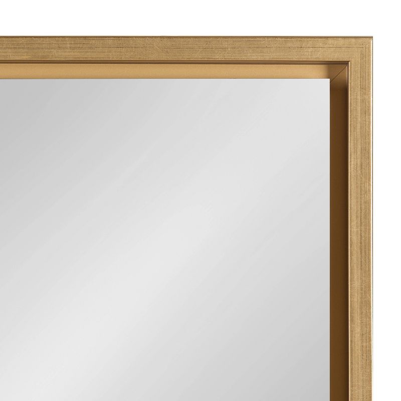 24" x 36" Evans Rectangle Wall Mirror Gold - Kate & Laurel All Things Decor