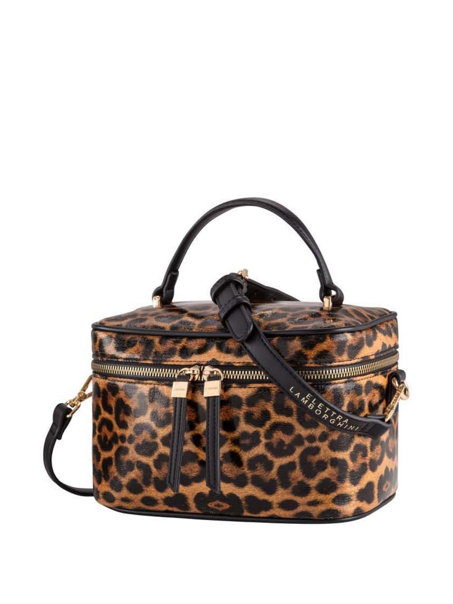 CARPISA Brown Printed Jewellery Pouch