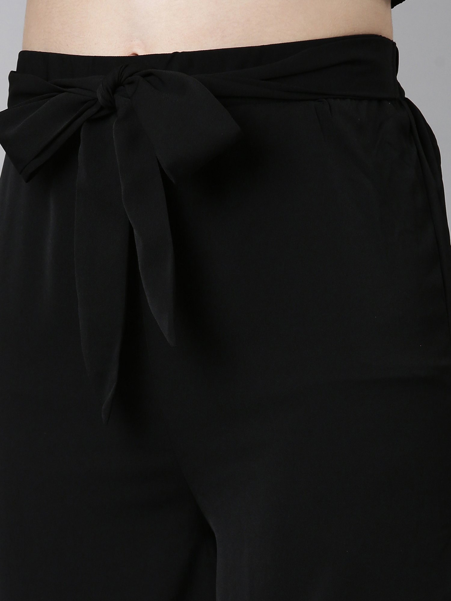 SHOWOFF Black Full Length Co-Ord Set